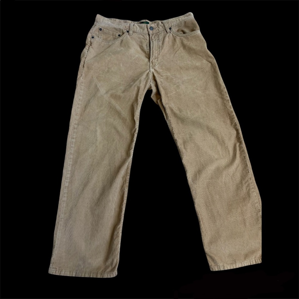 Men corduroy pants straight fit size in the picture